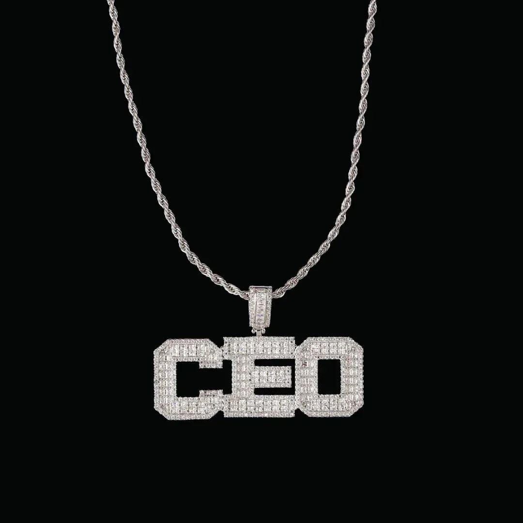 Stylish Iced Out Personalized Custom Name Necklace Pendant - Luxury Custom Jewelry - CaratixJewelry